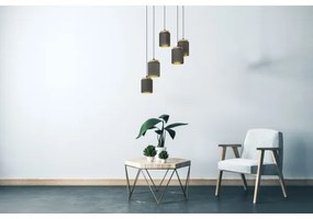 Eglo 99447 - Lustră suspendată cu cablu ALBARIZA 5xE27/40W/230V stil păianjen