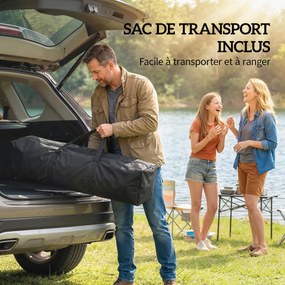 Outsunny Pavilion de grădină 3 x 3 m pop-up, pavilion pliant reglabil pe înălțime, protecție UV50+, 3 pereți laterali, crem | Aosom Romania