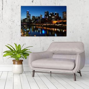 Tablou cu noaptea în Melbourne (90x60 cm)