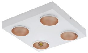 Eglo 39377 - Plafonieră LED RONZANO 4xLED/3,3W/230V