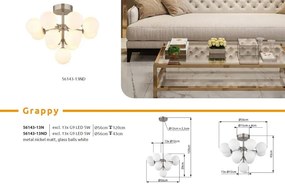 Lustra aplicata design modern GRAPPY 13L