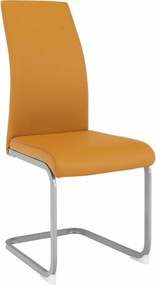 Scaun dining, muştar / gri, NOBATA