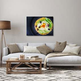 Tablou pe sticlă cu clătită sănătoasă (70x50 cm)