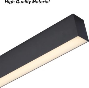 Brilagi - Plafonieră LED pentru baie SLEEKLINE LED/40W/230V, neagră, IP44