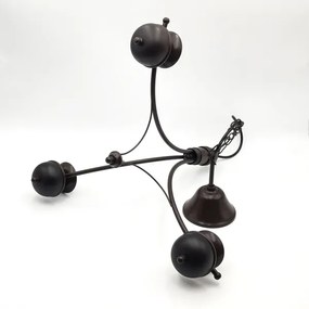 Lustră pe lanț Brilagi COTTAGE 3xG9/40W/230V stejar/alb