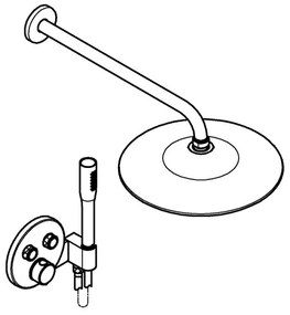 GROHE 34878000 - Sistem de duș PRECISION SMARTCONTROL, 260 mm, crom lucios