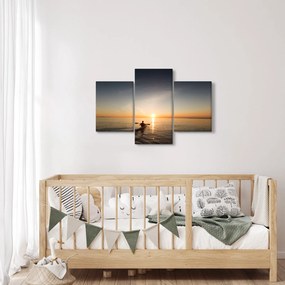 Tablou - caiac pe mare (90x60 cm)