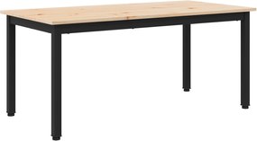 vidaXL Masă de cafea natural 100 x 50 x 45 cm Lemn de pin masiv