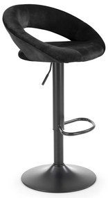 Scaun de bar Kaiden, negru
