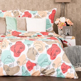 Lenjerie de pat din bumbac 4Home Romance, 140 x 200 cm, 70 x 90 cm