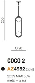 Lustra, Pendul design modern COCO 2