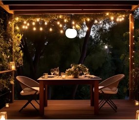 Lampă LED reglabilă reîncărcabilă pentru exterior VENEZIA LED/1,5W/5V 2500K IP54 2600mAh negru