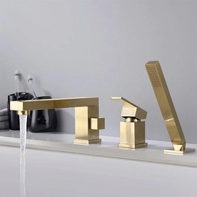 Baterie pentru cada Rea Glen Auriu Gold trei piese
