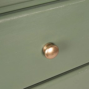 Dulap înalt din metal, verde, 54x42x184 cm, „Merville”