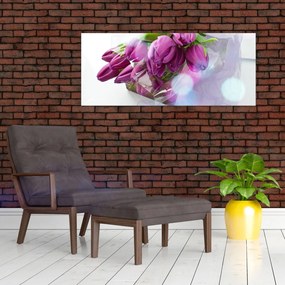 Tablou - buchet de lalele (120x50 cm)