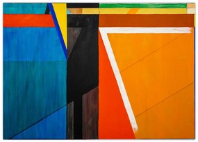 Tablou pe sticlă - Geometrie (70x50 cm)