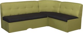 Colțar extensibil de bucatarie Novel  200x150 cm Verde si Maro