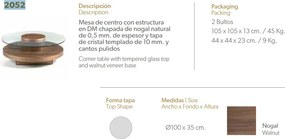 Masuta de cafea design modern Hollie AC-RHK22A