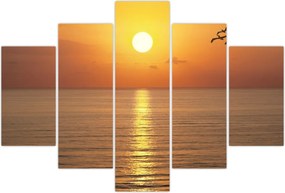Tablou - Apus de soare peste ocean (150x105 cm)
