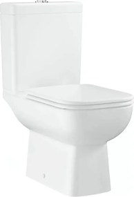 Set vas WC pe pardoseala Grohe Start Edge rimless cu rezervor alb si capac softclose