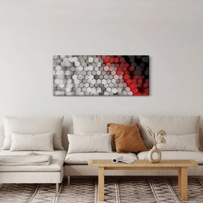 Tablou - 3D hexagoane (120x50 cm)