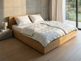 Pilota matlasata Stella Aloe Vera pentru tot timpul anului 140x200 cm, alba