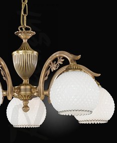 Candelabru din alama cu 5 brate design italian 8600