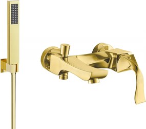 Mexen Estrella R02 baterie de cadă cu set de duș, auriu - 7233R02-50