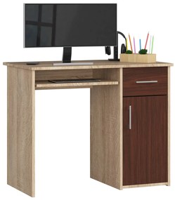 Masă PC Padma (Stejar sonoma + wenge). 1069706