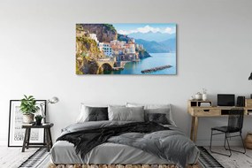 Tablouri canvas Italia clădiri coasta mare