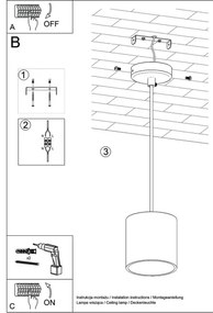 Lustră pe cablu ORBIS 1 1xGU10/40W/230V gri