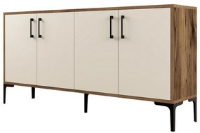 Consola Kiev 160 - Walnut, Cream