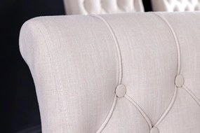 Set 2 scaune cu brate stil baroc Castle bej