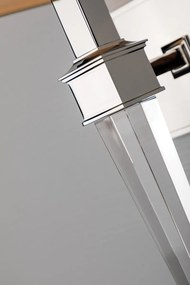 Aplica de perete design elegant RUSKIN nichel lucios