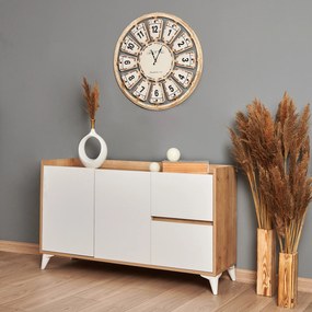 Comodă Tuvantille 32 (Stejar safir + alb). 1127520