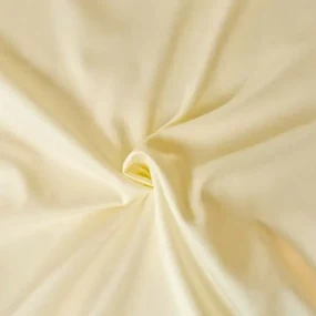 Cearșaf Kvalitex Satin cu elastic crem, 120 x 200 cm