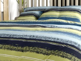 Lenjerie de pat din microfibra BLUE STRIPES albastru Dimensiune lenjerie de pat: 70 x 90 cm | 140 x 200 cm