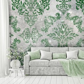 Fototapet - Motiv verde - beton (254x184 cm)