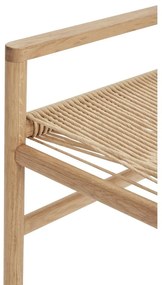 Bancă cu șezut din șnur din hârtie împletită Heritage - Hübsch