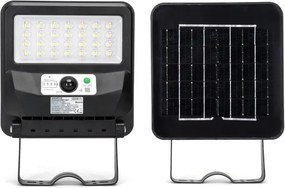 Aigostar -LED Lampă stradală solară cu senzor LED/50W/3,2V 1000mAh 6500K + telecomandă