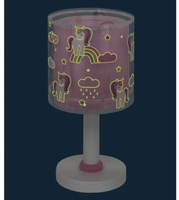 Dalber 41591N - Lampă LED de noptieră pentru copii UNICORNS 1xG4/4W/230V roz
