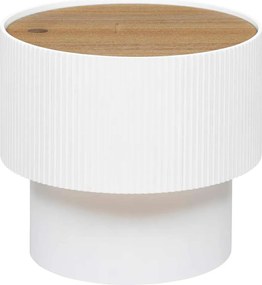 Masuta de cafea cu depozitare ENOLA, rotunda, Ø 38,5 cm