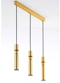 Lustră pe cablu Jupiter 2010 ALAS 3xGU10/10W/230V auriu