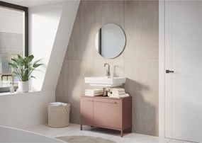 Dulap sub chiuvetă maro cu aspect mat 80x59 cm Laurino – Germania