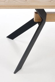 Set masa extensibila Bacardi L160-220 cm + 4 scaune K450 velvet bleumarin