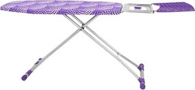 Masa de calcat ZILAN ARGENTO ZLN3499, suprafata de lucru 118x42 cm, blat metalic, suport pentru fierul de calcat, suport rufe