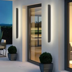 Brilagi - Aplica de perete pentru exterior LINEAR LED/22W/230V 4000K IP65 negru