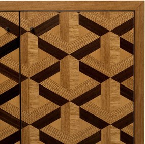 Comoda design LUX furnir de stejar Rubicon