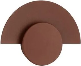 Aplica perete exterior lumina indirecta IP54 LED 2700K Gloo corten