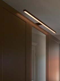 Aplica LED Baie, Protectie IP44, Negru, Marlee 80 3000K